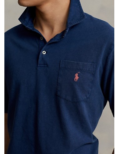 CLASSIC FIT COTTON-LINEN POLO SHIRT