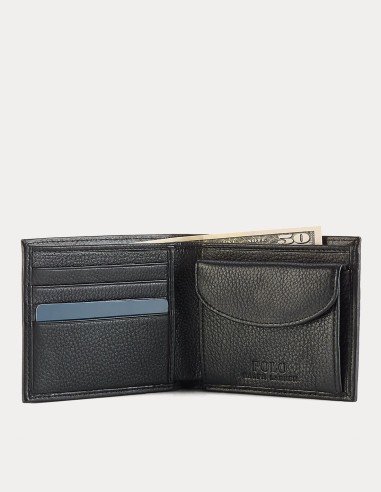 COIN-POCKET LEATHER WALLET