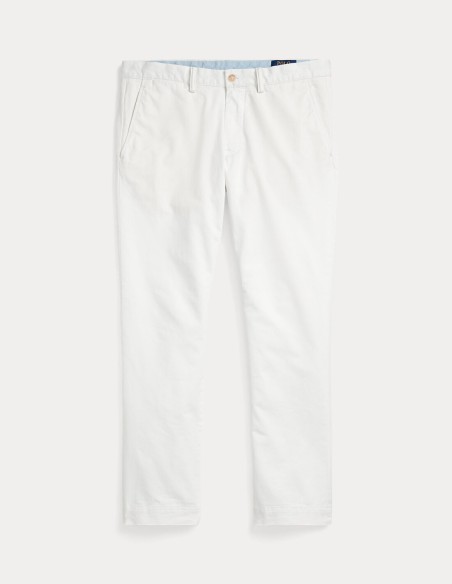 WASHED STRETCH SLIM FIT CHINO TROUSER