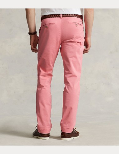 WASHED STRETCH SLIM FIT CHINO TROUSER