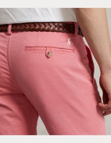 WASHED STRETCH SLIM FIT CHINO TROUSER