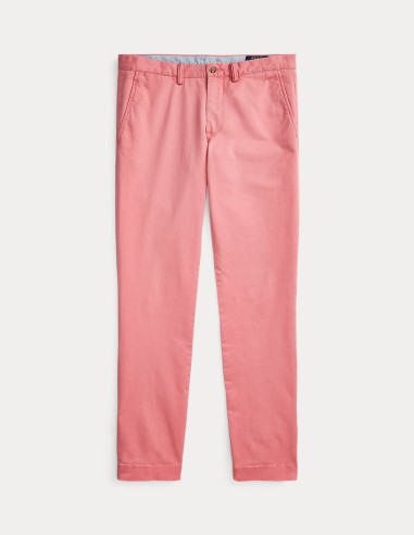 WASHED STRETCH SLIM FIT CHINO TROUSER