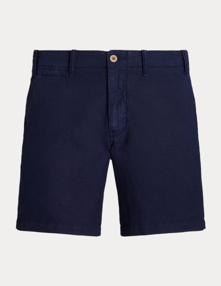 20-CM STRAIGHT FIT LINEN-COTTON SHORT