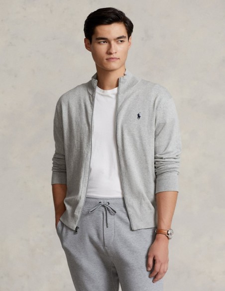COTTON FULL-ZIP JUMPER