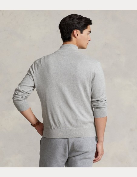 COTTON FULL-ZIP JUMPER