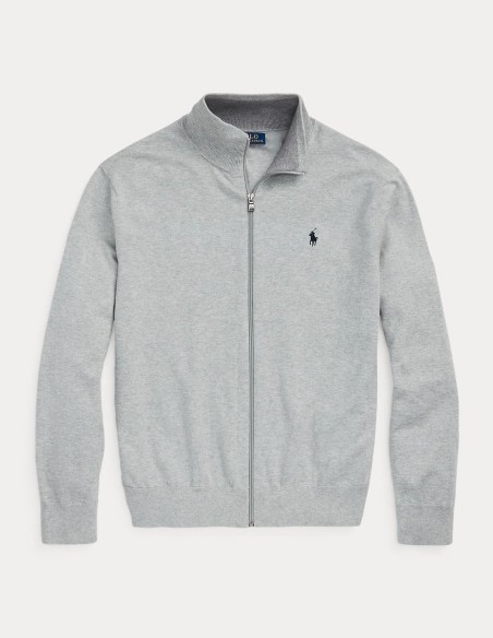 COTTON FULL-ZIP JUMPER