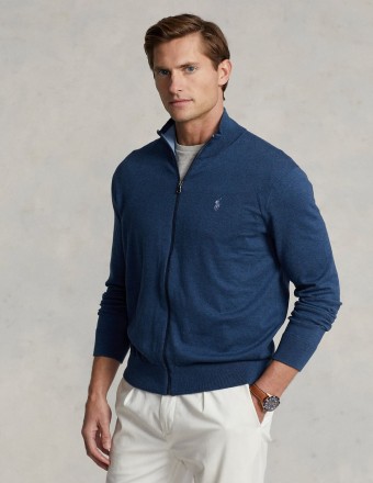 COTTON FULL-ZIP JUMPER