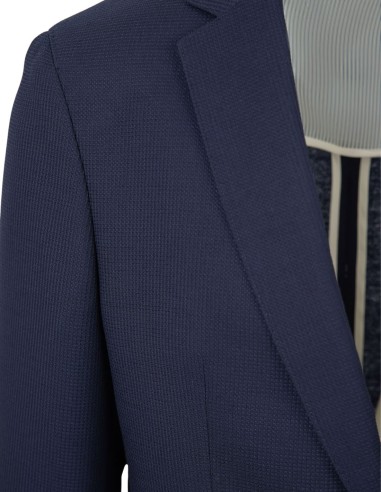 SLIM FIT MICRO PATTERNED JACKET