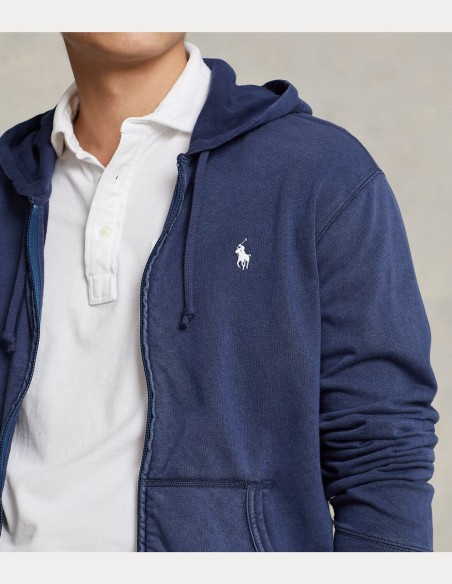 SPA TERRY HOODED SWEATSHIRT CARDIGAN