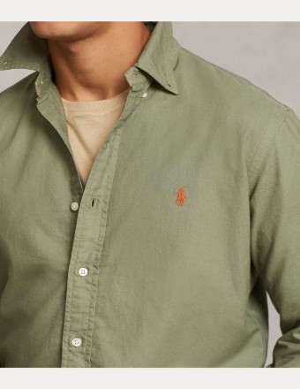 SLIM FIT GARMENT-DYED... 2