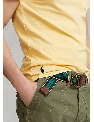 T-SHIRT ΜΕ ΤΣΕΠΗ CUSTOM SLIM FIT
