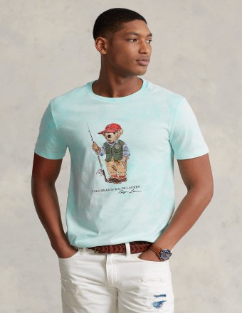 T-SHIRT TIE-DYE POLO BEAR...