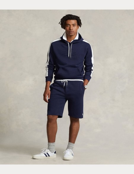 LOGO DOUBLE KNIT MESH HOODIE