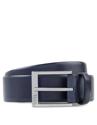 LEATHER BELT WITH...
