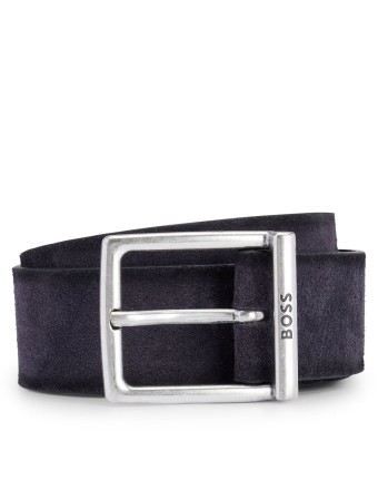 SUEDE BELT WITH SQUARED BUCKLE 2