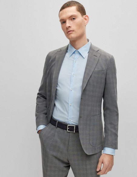 SUEDE BELT WITH SQUARED BUCKLE