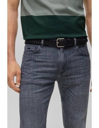 WOVEN-LEATHER BELT WITH... 2