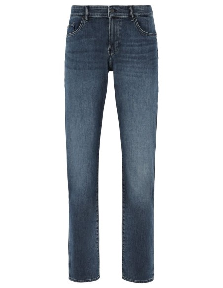 SLIM FIT JEANS IN LIGHTWEIGHT BLUE STRETCH DENIM