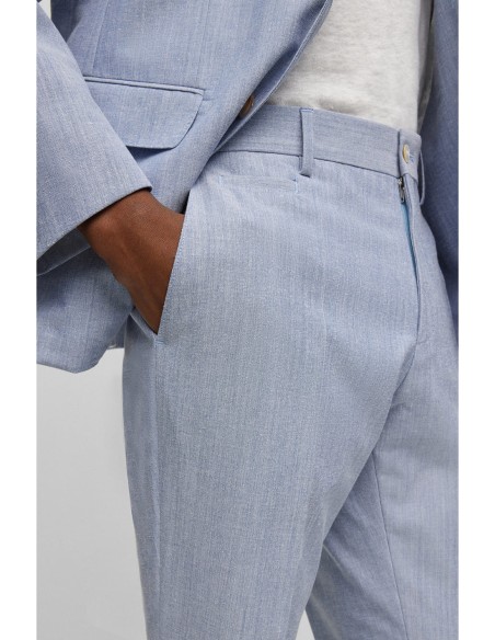 MICRO-PATTERNED FORMAL TROUSERS