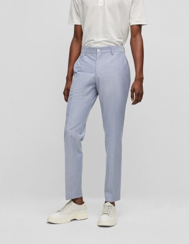 MICRO-PATTERNED FORMAL TROUSERS
