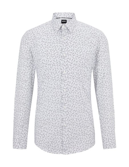 ΠΟΥΚΑΜΙΣΟ SLIM FIT ΜΕ ΣΧΕΔΙΟ