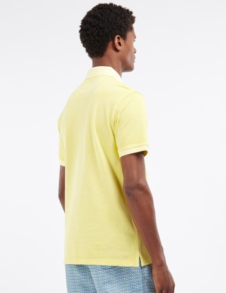 WASHED-OUT SPORTS POLO SHIRT