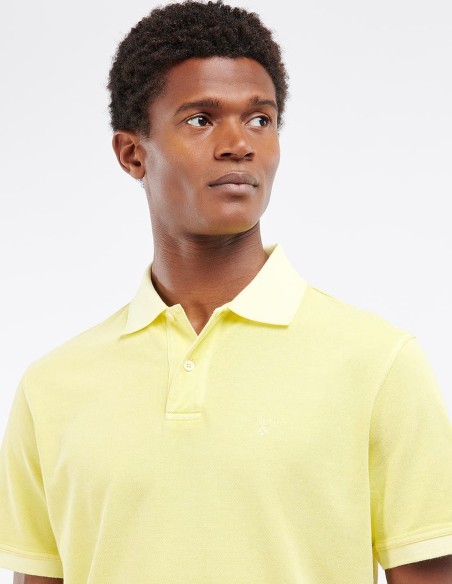 WASHED-OUT SPORTS POLO SHIRT