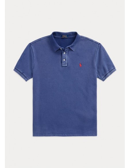 CUSTOM SLIM FIT SPA TERRY POLO SHIRT