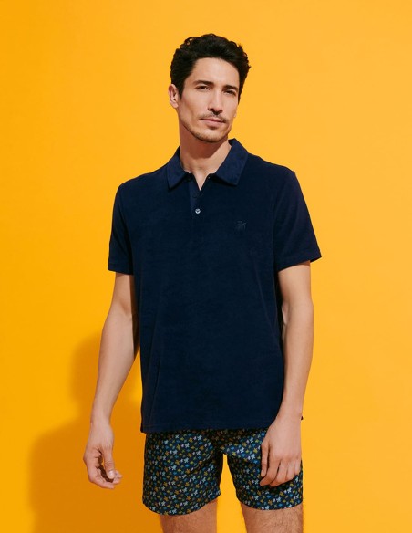 TERRY POLO SHIRT SOLID