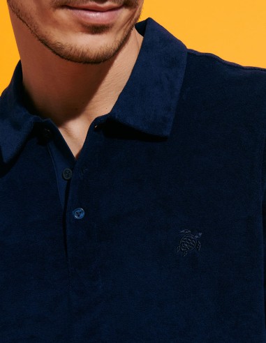 TERRY POLO SHIRT SOLID