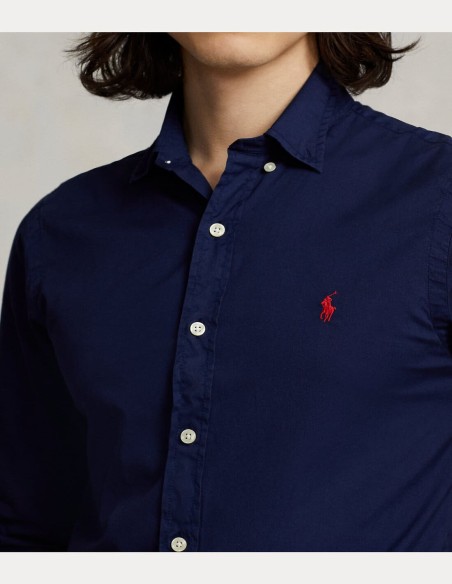 SLIM FIT TWILL SHIRT