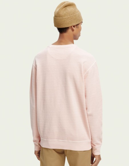 GARMENT DYED STRUCTURED SWEATSHIRT