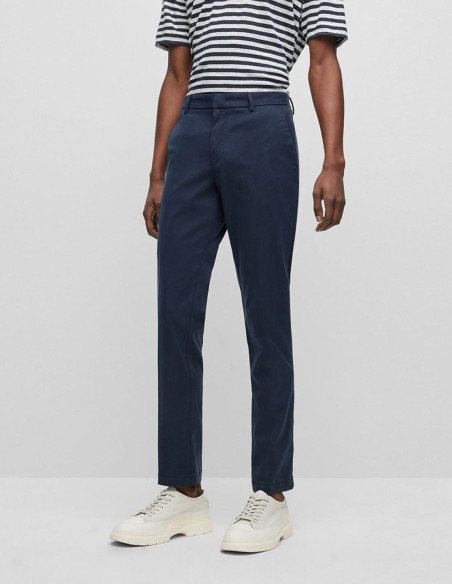 SLIM FIT TWILL CHINOS PANTS