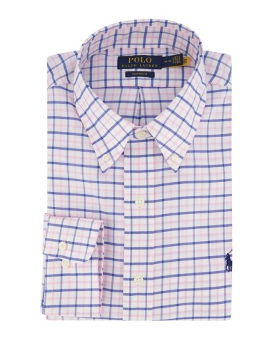 CUSTOM FIT CHECKED OXFORD SHIRT