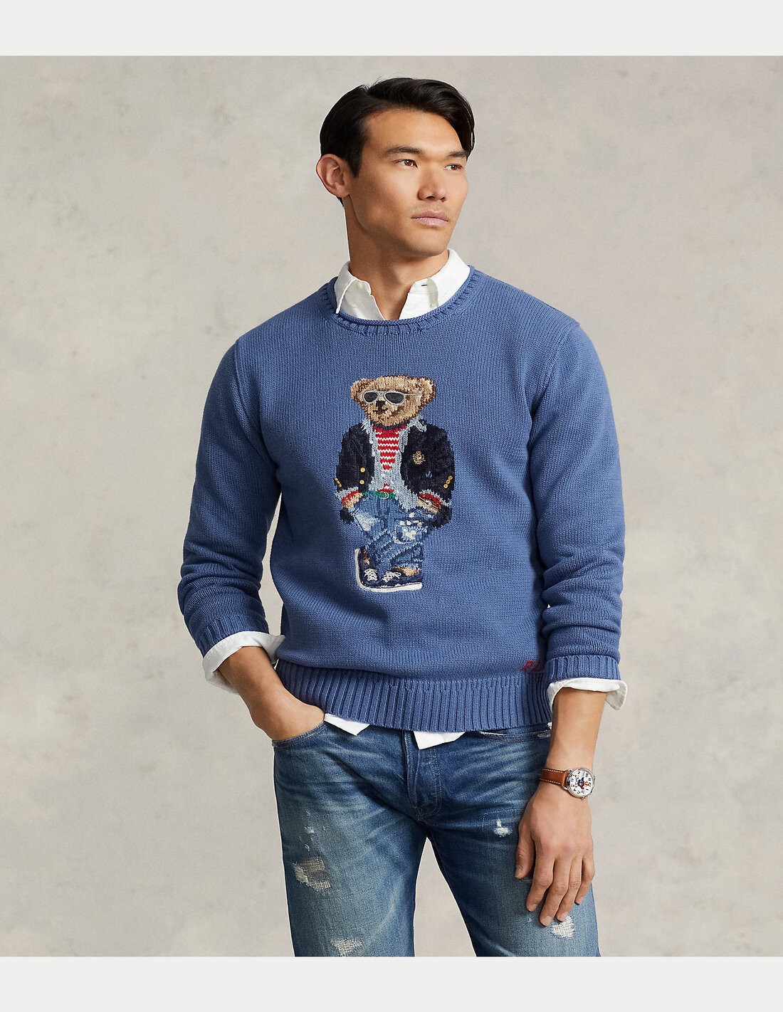 Polo bear cheap cotton jumper