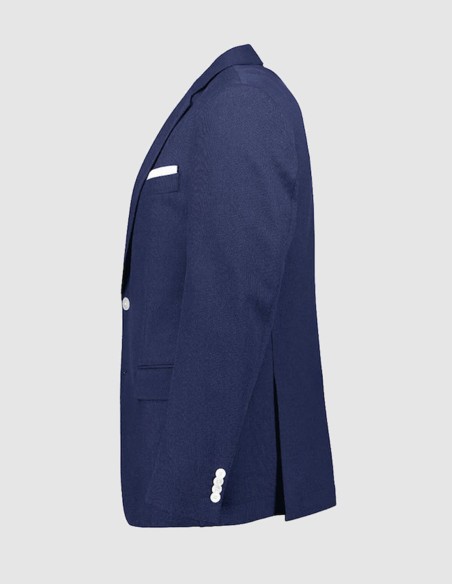 SLIM FIT MICRO-PATTERNED JACKET