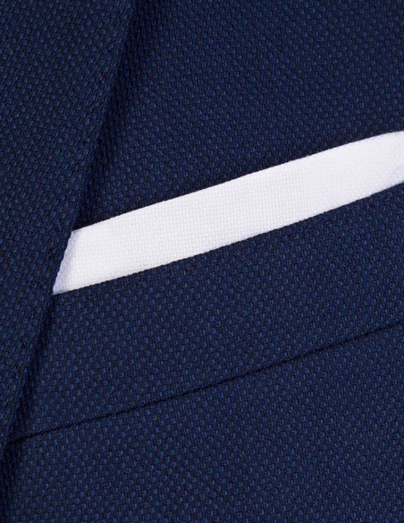SLIM FIT MICRO-PATTERNED JACKET