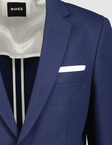 SLIM FIT MICRO-PATTERNED JACKET