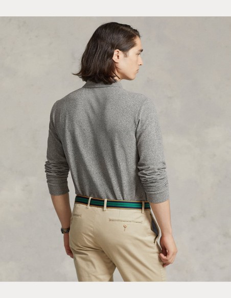 ΜΠΛΟΥΖΑ POLO MESH CUSTOM SLIM FIT