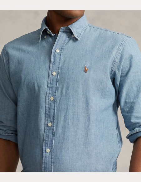 CUSTOM FIT CHAMBRAY SHIRT