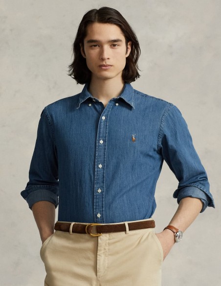 ΠΟΥΚΑΜΙΣΟ DENIM CUSTOM FIT