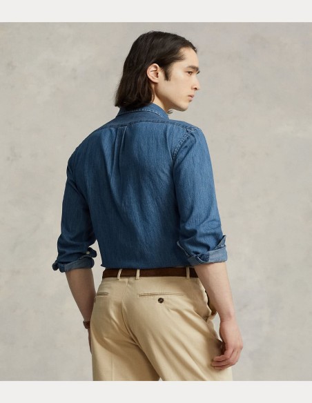 CUSTOM FIT DENIM SHIRT
