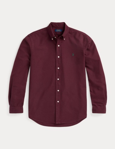 CUSTOM FIT GARMENT-DYED OXFORD SHIRT