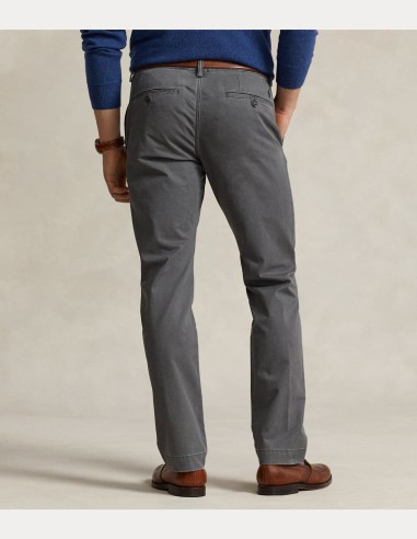 WASHED STRETCH SLIM FIT CHINO TROUSER