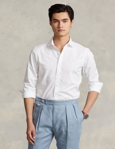 ΠΟΥΚΑΜΙΣΟ GARMENT-DYED SLIM FIT