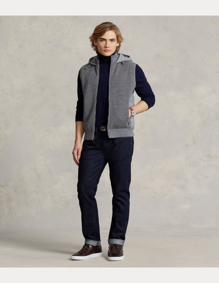 HYBRID HOODED JUMPER WAISTCOAT