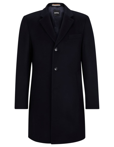 SLIM FIT COAT IN VIRGIN WOOL & CASHMERE