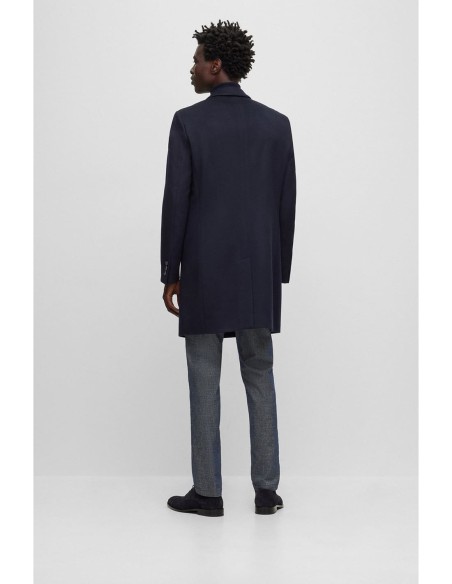 SLIM FIT COAT IN VIRGIN WOOL & CASHMERE