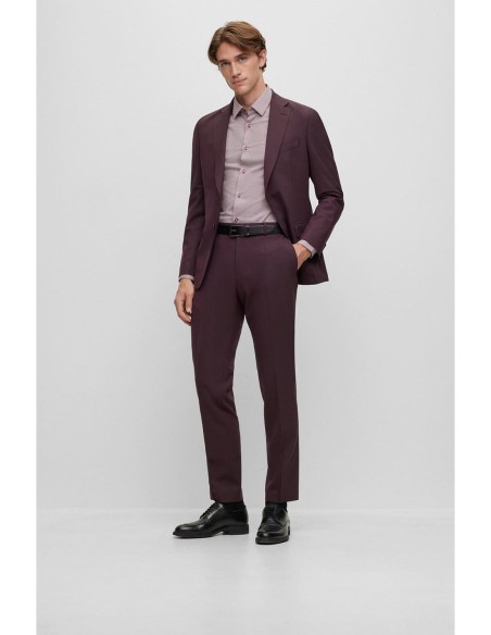 ΠΟΥΚΑΜΙΣΟ ΜΕ ΣΧΕΔΙΟ SLIM FIT