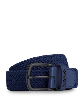 WOVEN BELT WITH LEATHER TRIMS 2